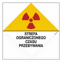 KA008 Znak ostrzegawczy do oznakowania strefy ograniczonego czasu przebywania