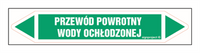 JF373 PRZEWÓD POWROTNY WODY OCHŁODZONEJ - arkusz 5 naklejek