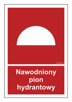 BB019 Nawodniony pion hydrantowy - arkusz 9 naklejek