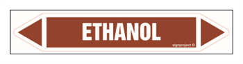 JF143 Ethanol - arkusz 5 naklejek