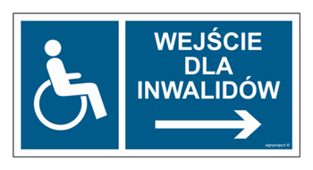 NC115 Wejście dla inwalidów w prawo