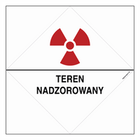 KA016 Znak ostrzegawczy do oznakowania terenu nadzorowanego