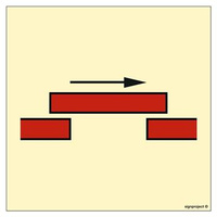 FE022 A class self closing sliding fire door