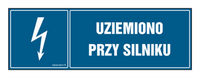 HH050 Uziemiono przy silniku