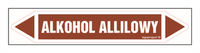 JF017 ALKOHOL ALLILOWY - arkusz 4 naklejek