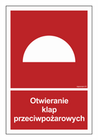 BB010 Otwieranie klap przeciwpożarowych - arkusz 9 naklejek