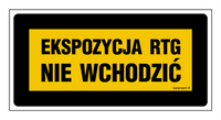KB009 Strefa ochronna promieniowania elektromagnetycznego nieupoważnionym wstęp wzbroniony