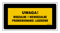 KB012 Uwaga! Urządzenie laserowe klasy 1