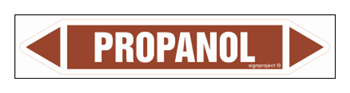 JF357 PROPANOL EN: PROPANOL - arkusz 5 naklejek
