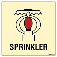 FA045 Space protected by sprinkler