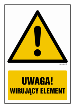 GF066 Uwaga! Wirujący element