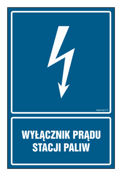 HG020 Wyłącznik prądu stacji paliw