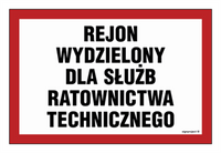 NC034 Rejon wydzielony dla służb ratownictwa technicznego