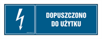 HH017 Dopuszczono do użytku - arkusz 8 naklejek - arkusz 8 naklejek