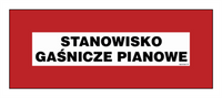 BC123 Stanowisko gaśnicze pianowe