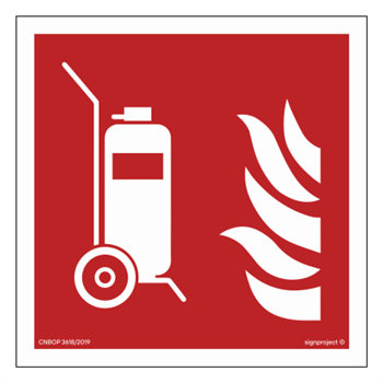 BF009 Fire truck - sheet of 12 stickers