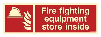 FE136 Fire fighting equipment stored inside