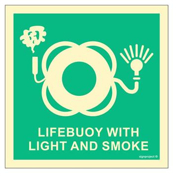 FB020 Lifebuoy with light and smoke
