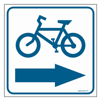 RA119 Cycle path direction 1
