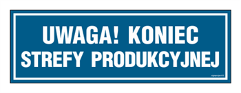 PA208 Note End of production zone