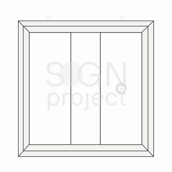 EC001 Gray frame suspended horizontally