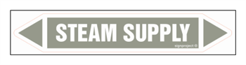 JF436 STEAM SUPPLY - sheet of 2 stickers