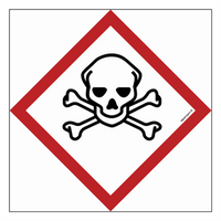 LD006 Very toxic - sheet of 48 stickers