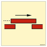 FA035 ‘A’ class sliding fire door self - closing