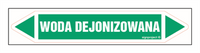 JF478 DEIONIZED WATER - sheet of 5 stickers