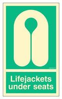FB086 Lifejackets under seats