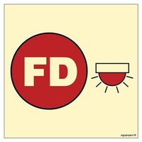 FA006 Space protected by automatic fire alarm