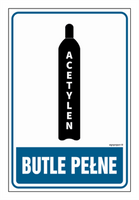 JD006 Full cylinders - acetylene