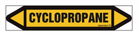 JF104 Cyclopropane - sheet of 5 stickers