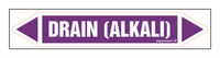 JF132 Drain (alkali) - sheet of 5 stickers