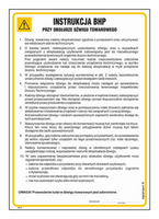 IAE18 Occupational health and safety instructions when operating a goods lift