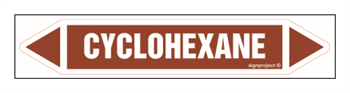JF103 Cyclohexane - sheet of 5 stickers