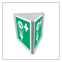 AE811 Eye wash shower (wall-mounted 3D)