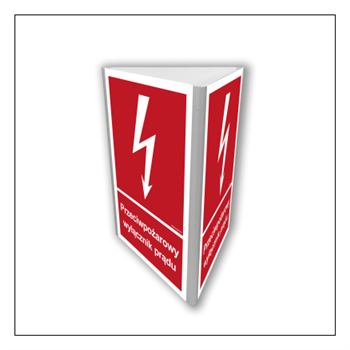 BB812 Fire protection switch (3D wall-mounted)