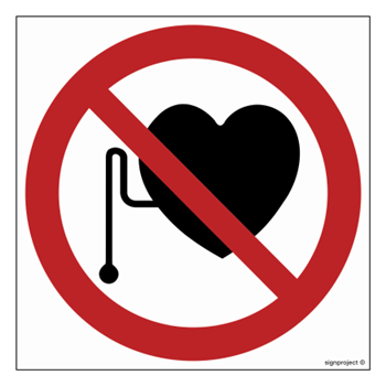 GB012 Prohibition of wearing a pacemaker