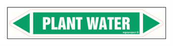 JF330 PLANT WATER - sheet of 4 stickers