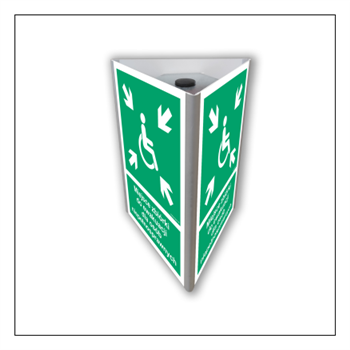 AF724 Disabled evacuation assembly point (3D to the post)