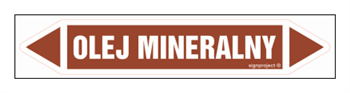 JF293 MINERAL OIL - sheet of 5 stickers