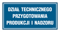 PA511 Department of technical preparation of production and supervision - sheet of 6 stickers