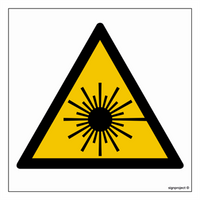 KB001 Attention! Laser radiation