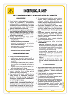 IAG04 Occupational health and safety instructions for the operation of a gas boiling boiler