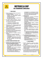 IAF03 Occupational health and safety instructions at the fixer's station