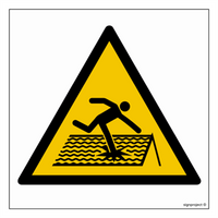 GD036 Fragile roof warning