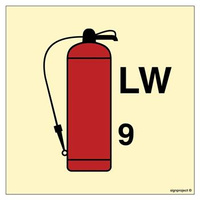FA080 9L Foam fire extinguisher