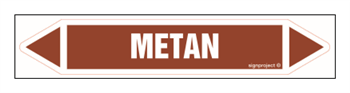 JF265 METHANE - sheet of 5 stickers