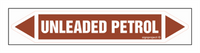 JF461 UNLEADED PETROL - sheet of 5 stickers
